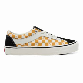 Damske Tenisky Vans Checkerboard Bold NI Čierne/Mango VA98RYHJU